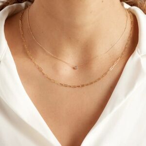 Paperclip 18k Gold Vermeil Necklace